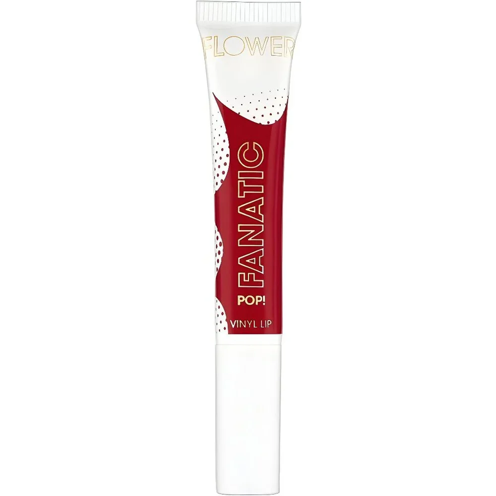 NWT Flower Beauty Classic Femme RED POP Vinyl Lip Lipstick Made in USA Vegan